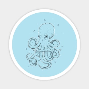 Bubble the Octopus Magnet